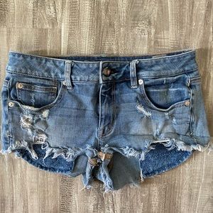 Denim shorts